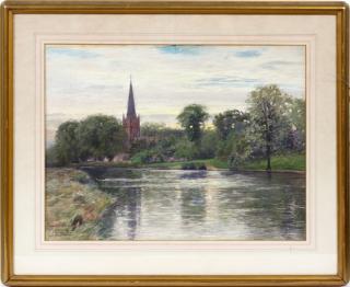 Appraisal: EDMUND H GARRETT WATERCOLOR EDMUND H GARRETT AMER - WATERCOLOR