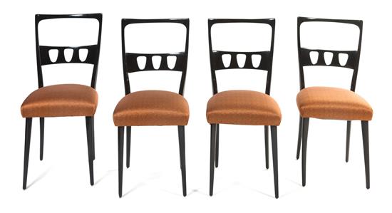 Appraisal: Sale Lot A Set of Four Side Chairs Carlo di