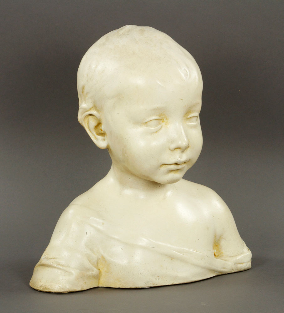 Appraisal: - After Settignano A Little Boy Plaster Casting After Desiderio