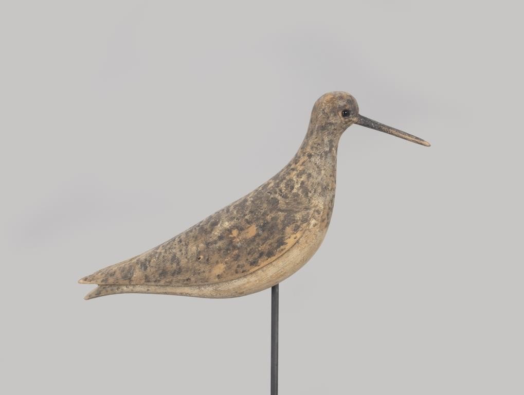 Appraisal: Long Island NY in long This Long Island shorebird decoy