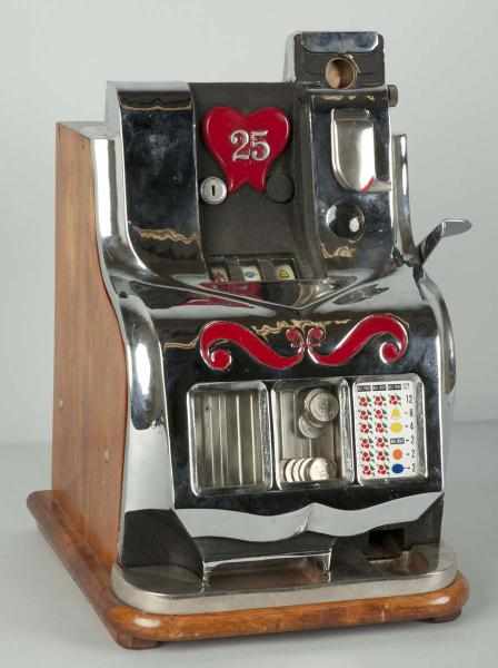 Appraisal: Mills QT Sweetheart Slot Machine Description Working All original