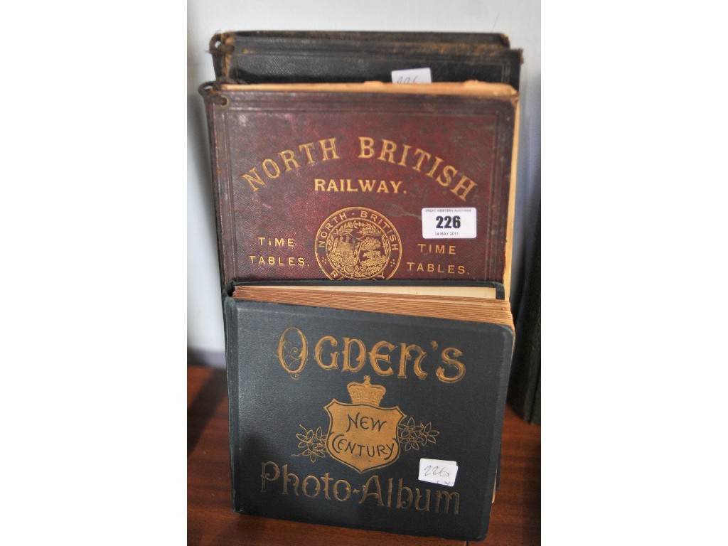 Appraisal: Lot comprising Caledonian and North British Railway time tables and