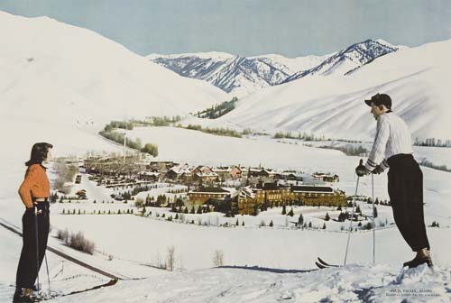 Appraisal: ANONYMOUS SUN VALLEY x inches Condition A Color photograph of