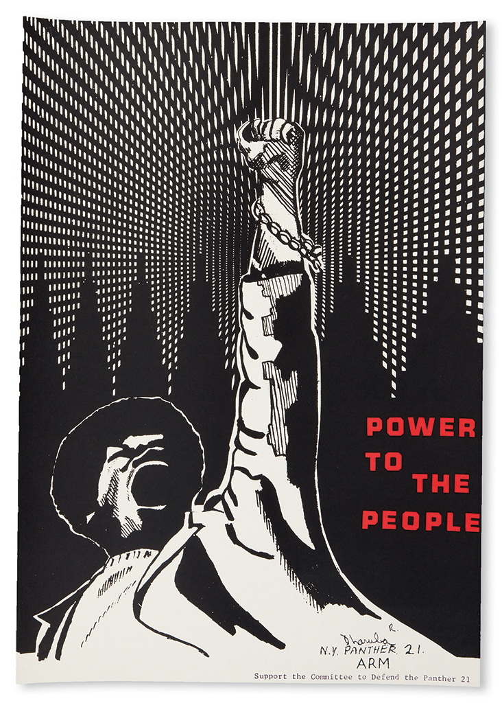 Appraisal: BLACK PANTHERS ANONYMOUS Power to the People Black and white