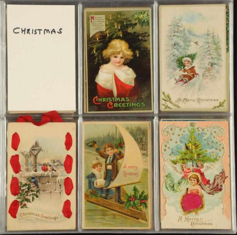 Appraisal: Lot of Assorted Christmas Postcards Many with children and includes