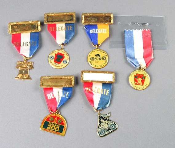 Appraisal: American Legion department of Pa convention badges