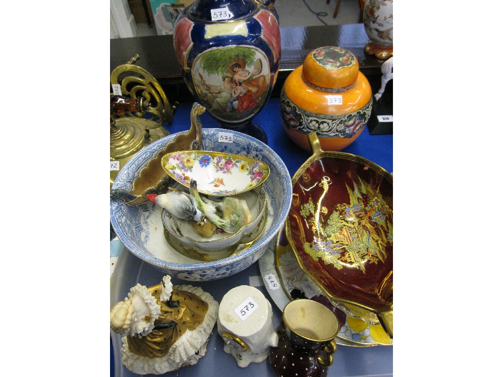 Appraisal: Lot comprising tray lot of ceramics - Carlton Ware Adderley