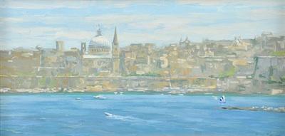 Appraisal: Simon Kojin Russian born Valetta Malta Oil on board signed