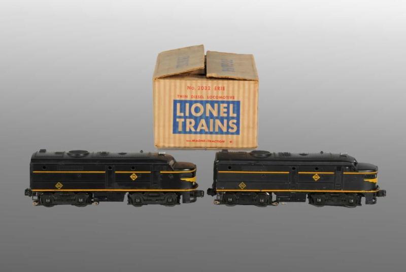 Appraisal: Lionel No O-Gauge Erie Alco AA Unit in OB Description