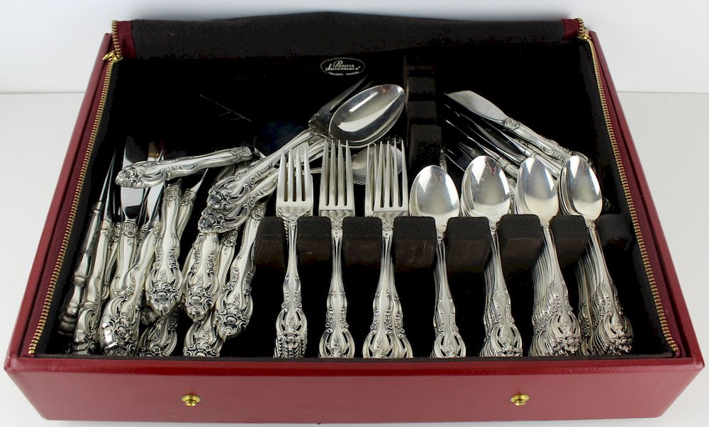 Appraisal: STERLING Gorham La Scala Sterling Flatware Set Includes teaspoons -