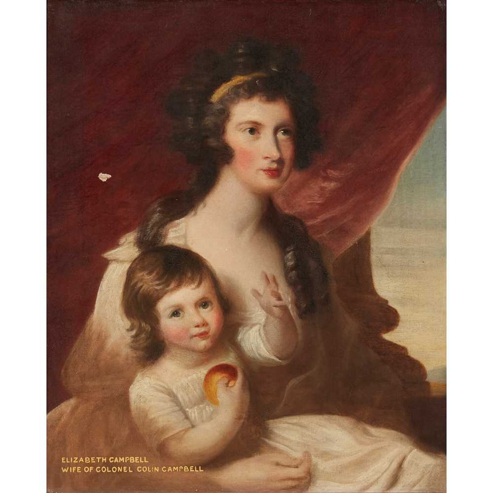 Appraisal: MANNER OF GEORGE HENRY HARLOW PORTRAIT OF MOTHER AND CHILD