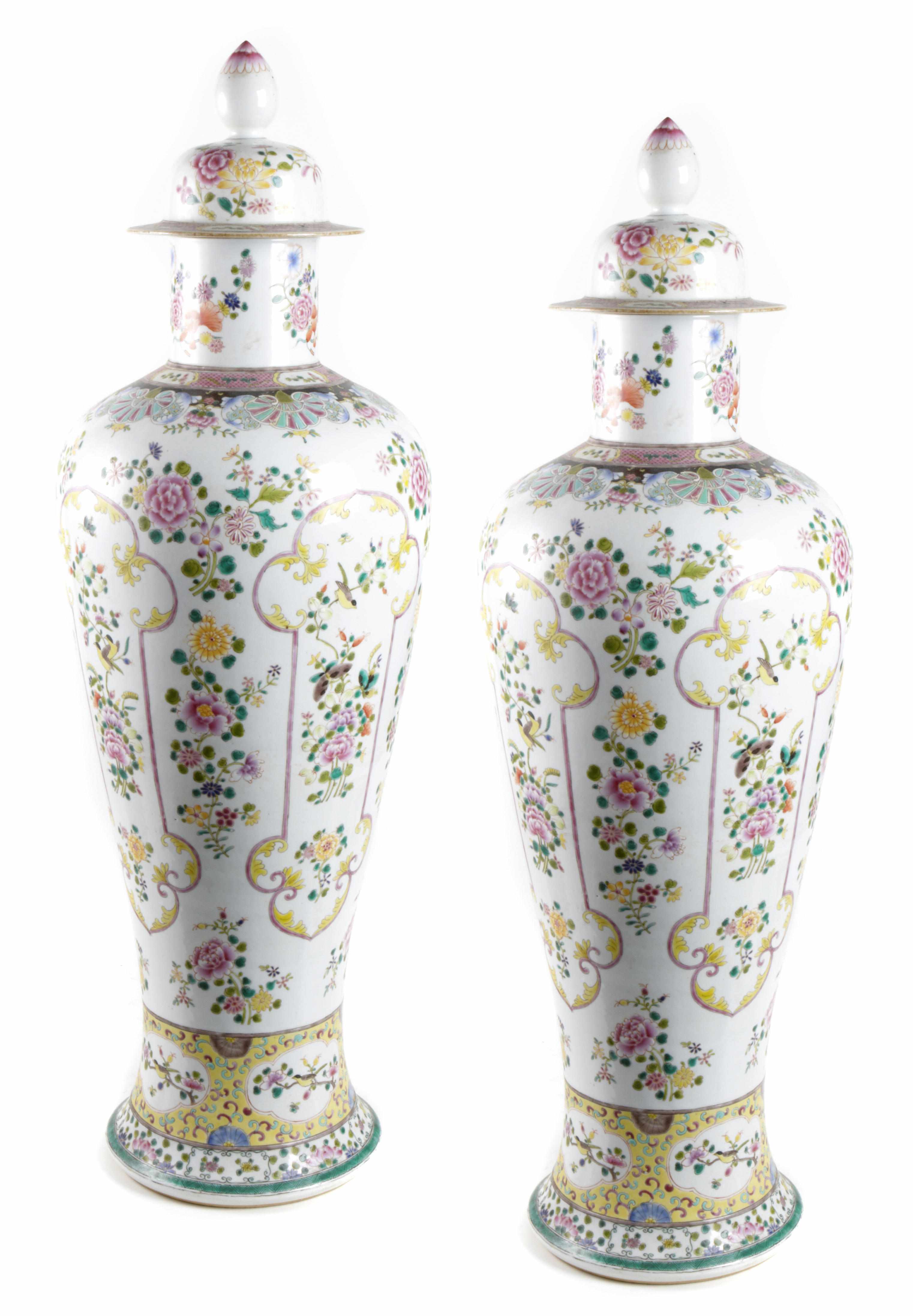 Appraisal: Property of a Los Angeles Collector A pair of Famille