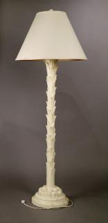 Appraisal: Palm Leaf Floor Lamp c in h