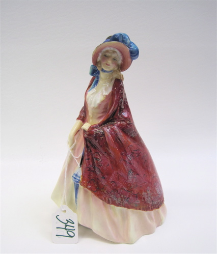 Appraisal: ROYAL DOULTON PORCELAIN FIGURINE Paisley Shawl HN Height Condition Report