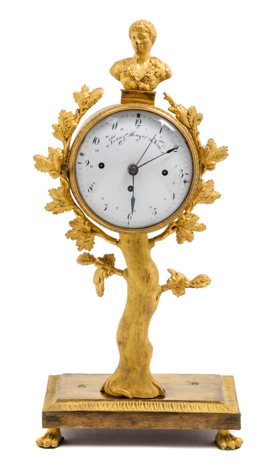 Appraisal: Sale Lot A Neoclassical Gilt Bronze Mantel Clock franz mayer