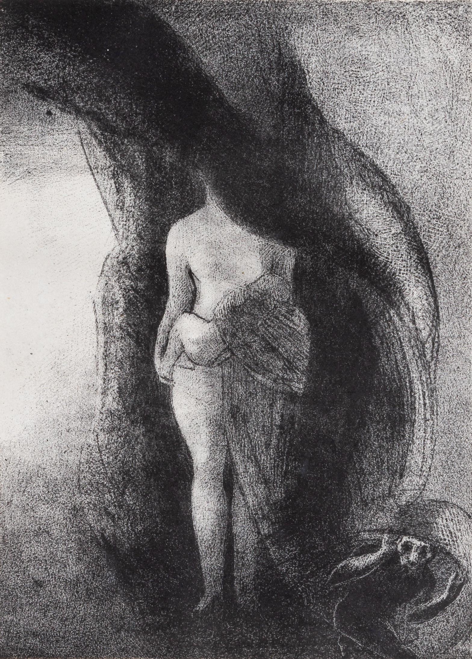 Appraisal: ODILON REDON FRENCH - THE TEMPTATION OF ST ANTHONY Lithograph