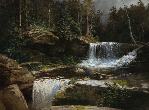 Appraisal: WAUGH FREDERICK JUDD American - Summer Waterfalls oil on canvas