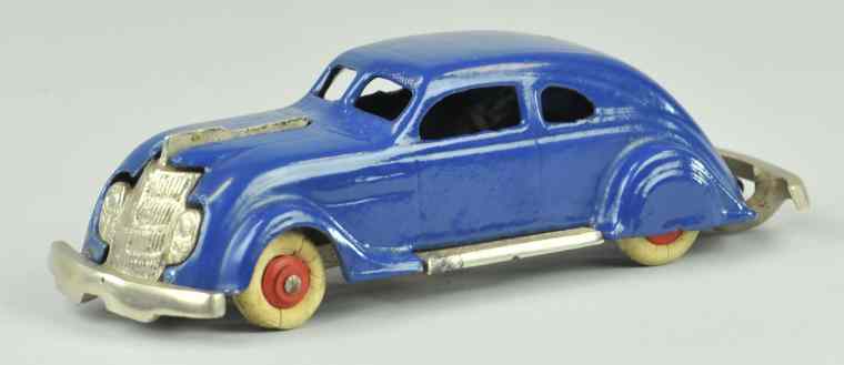 Appraisal: A C WILLIAMS CHRYSLER AIRFLOW c 's cast iron blue