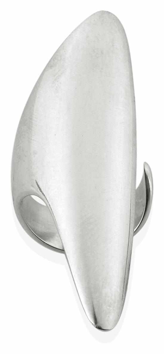 Appraisal: A RING BY GEORG JENSEN Designed by Henning Koppel of