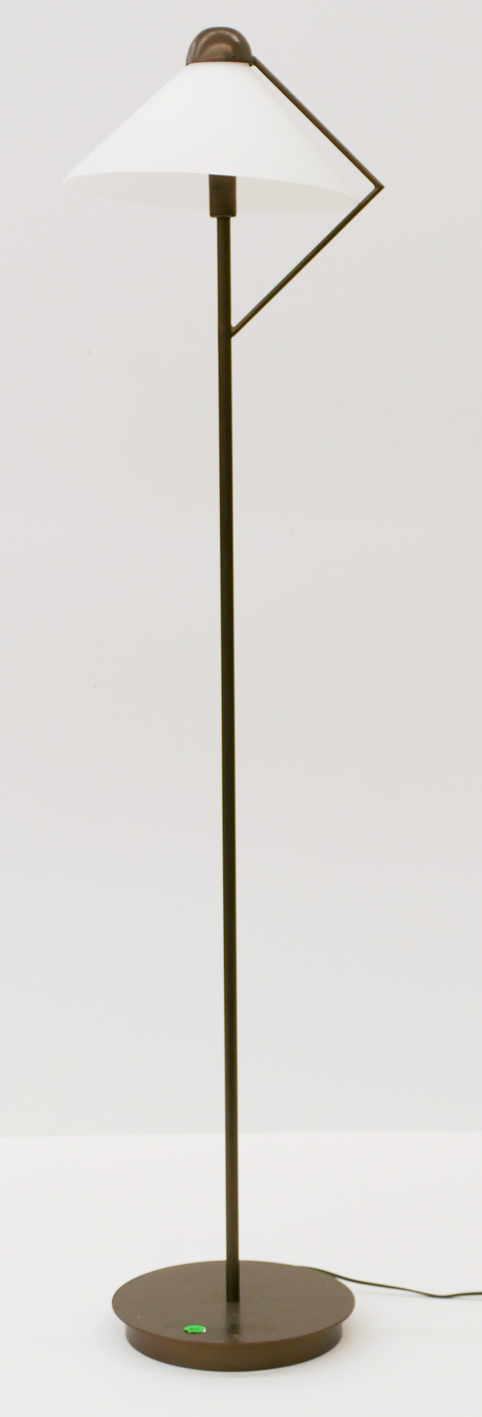 Appraisal: Contemporary Dark Metal Floor Lamp ''