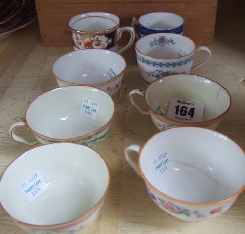 Appraisal: Six Royal Doulton miniature tea cups and saucers a calclough