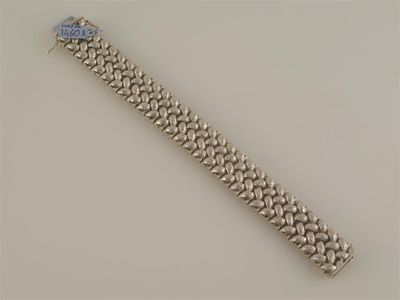 Appraisal: An ct integrated gold bracelet g cm long cm wide