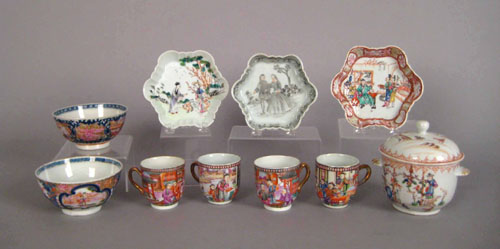 Appraisal: Group of Chinese export famille rose th th c to