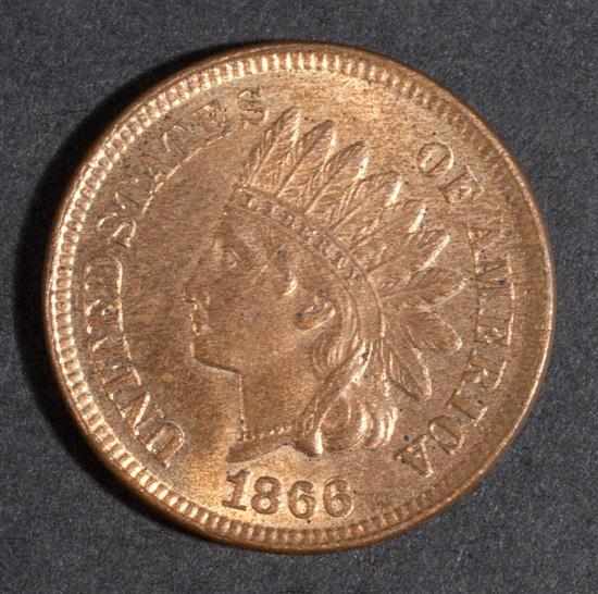 Appraisal: United States Indian head bronze cent MS- Estimate - Register