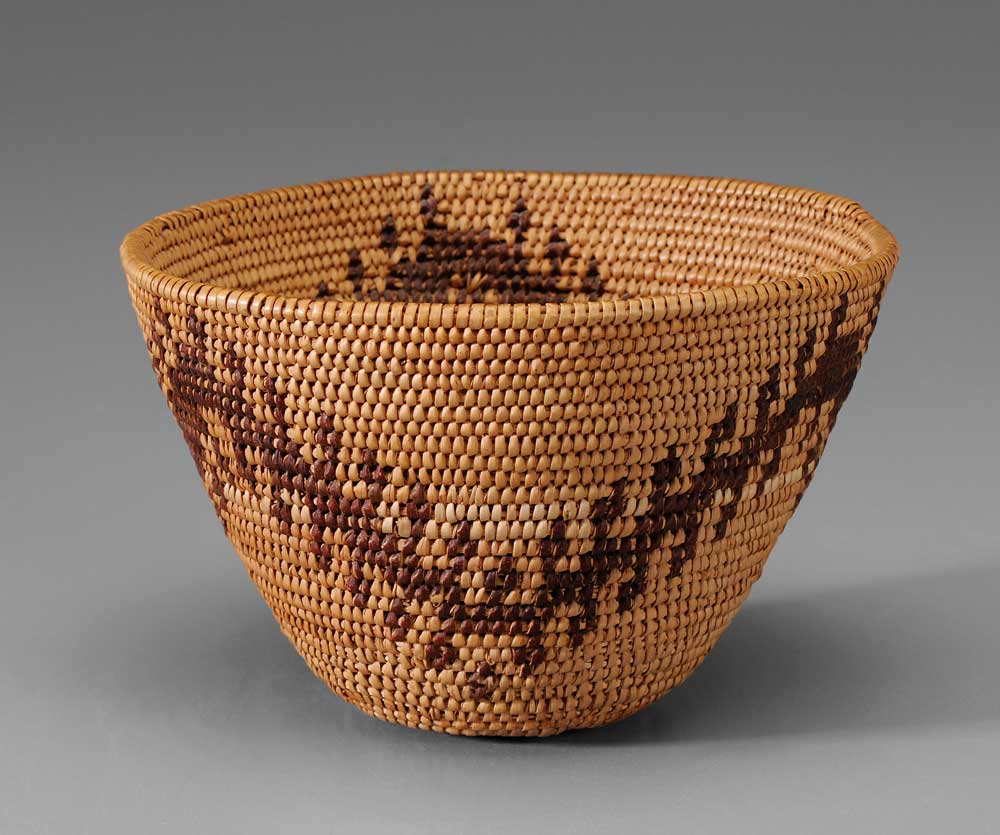 Appraisal: Pomo Basket central California first half th century three-rod probably