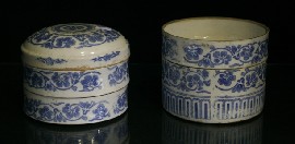 Appraisal: A Chinese blue and white food storage jar