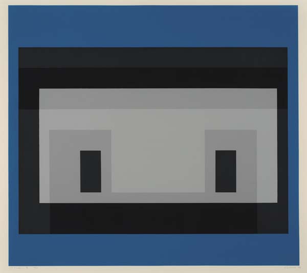 Appraisal: JOSEF ALBERS MMA- Variant Color screenprint on Arches x mm