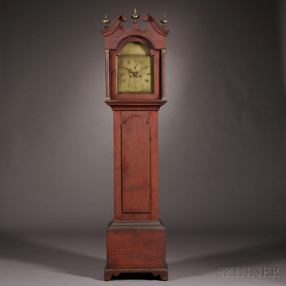 Appraisal: Levi and Abel Hutchins Tall Clock Concord New Hampshire c