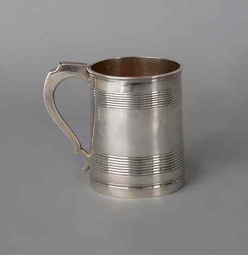 Appraisal: Philadelphia silver cann ca bearing the touch of Joseph Lownes