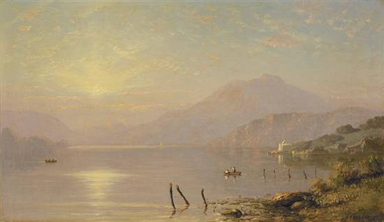 Appraisal: CHARLES HENRY GIFFORD American - Morning on the Hudson oil