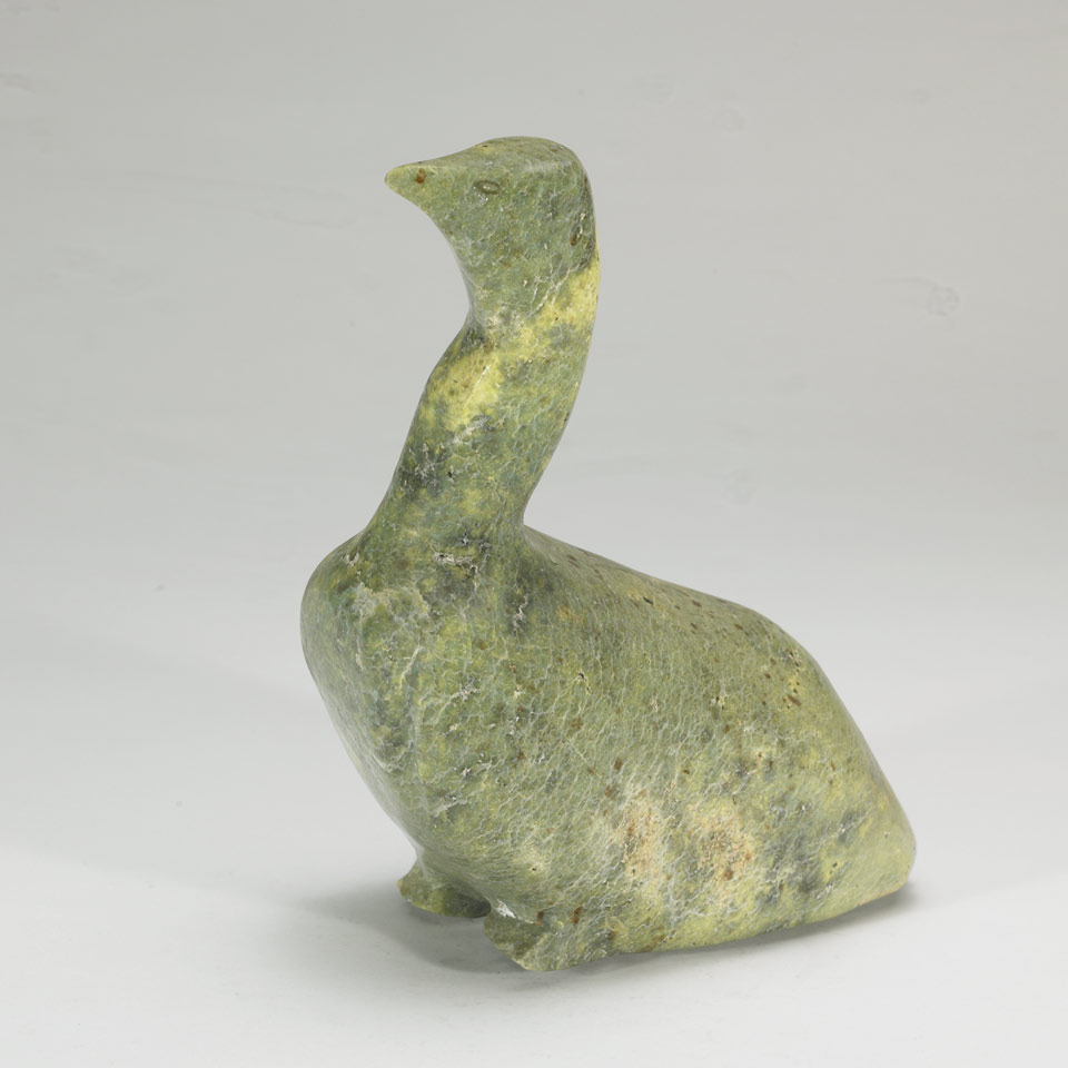 Appraisal: QAVAROAK TUNNILLIE - E - Cape Dorset LARGE BIRD stone