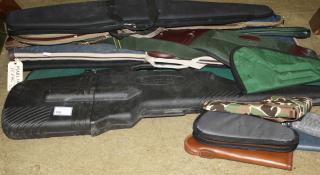 Appraisal: Lot of gun socks sheathes and cases approx pcs Lot