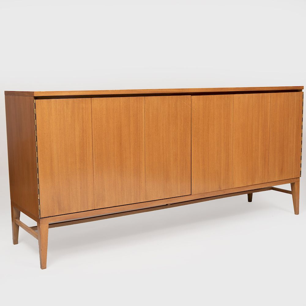 Appraisal: Paul McCobb Calvin Group Tri Fold Bleached Mahogany Eight Drawer