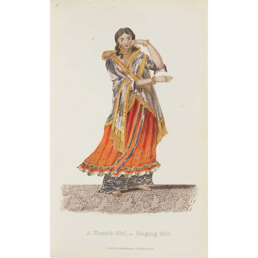 Appraisal: SMITH CAPTAIN ASIATIC COSTUMES London Ackermann vo with hand-coloured costume