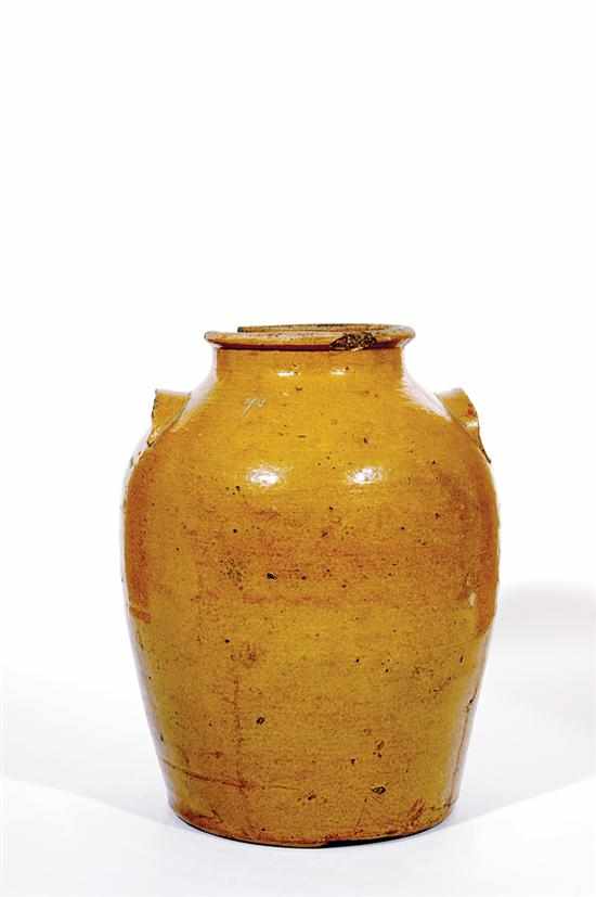 Appraisal: Southern stoneware storage jar Miles Mill Edgefield South Carolina circa