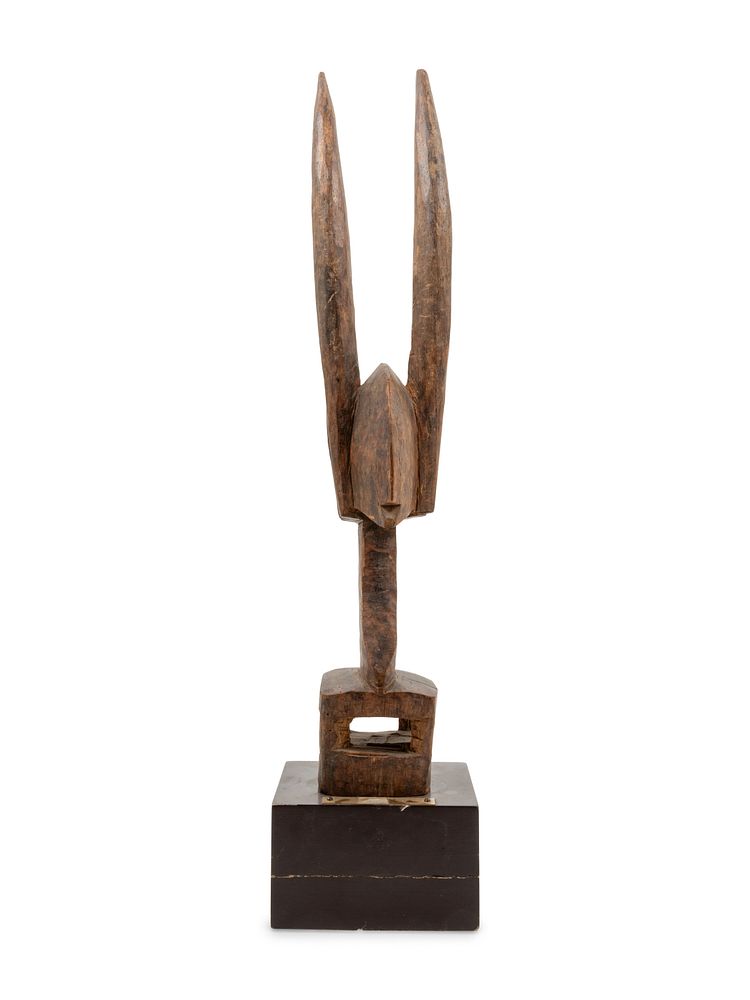 Appraisal: A Bambara Carved Wood Antelope Sculpture A Bambara Carved Wood