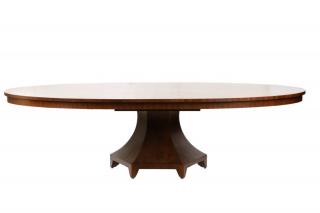 Appraisal: Barbara Barry for Henredon Oval Dining Table Barbara Barry American