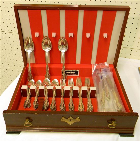 Appraisal: STERLING International Silver flatware ''Grande Regency'' pattern including eight dinner