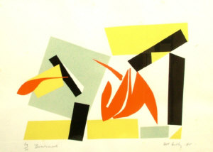 Appraisal: Robert Medley - - Divertimento screenprint signed and dated titled