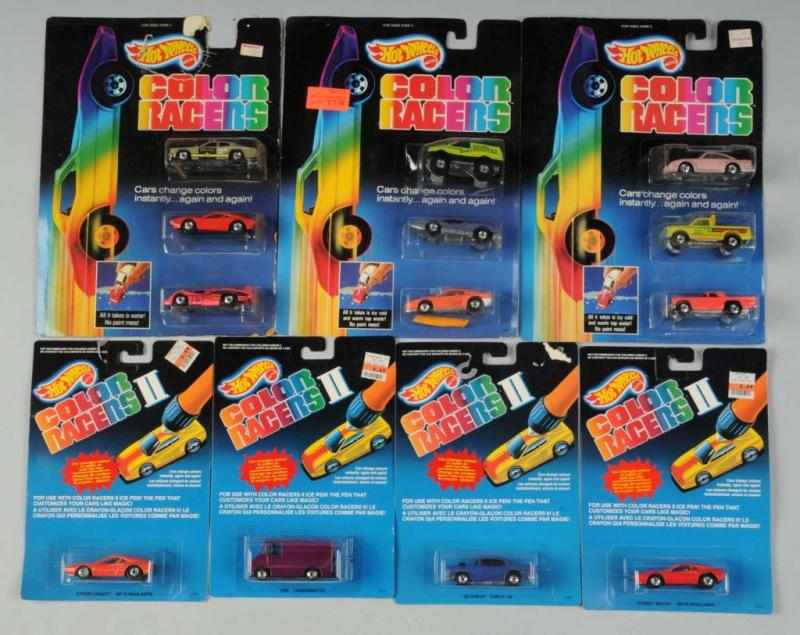 Appraisal: Lot of Mattel Hot Wheels Color Racers Description Includes five