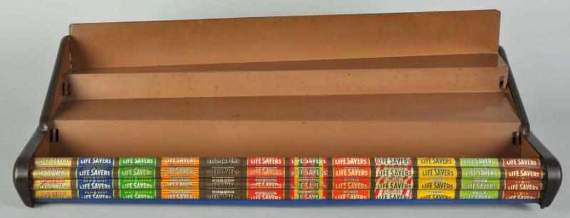 Appraisal: Tin Multi-Tier Life Savers Display Description Circa s Condition Excellent