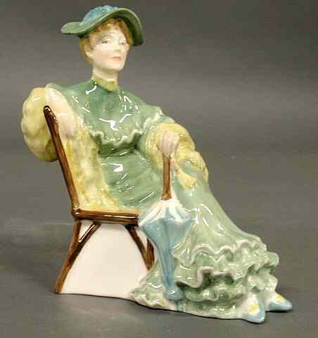 Appraisal: Royal Doulton figure Ascot of a seated woman h