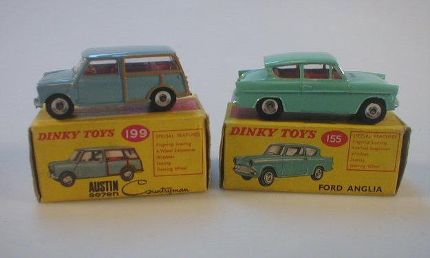 Appraisal: Dinky Ford Anglia boxed Dinky Austin Seven countryman boxed -