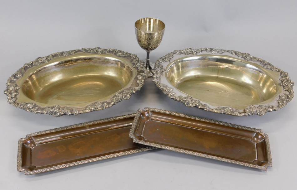 Appraisal: Various items of silver plate to include a pair of