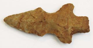 Appraisal: Ohio prehistoric lithic eccentric point arrowhead length Ohio prehistoric lithic