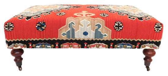 Appraisal: th C Sam Moore Furniture Bedford VA Dhurrie or Kilim